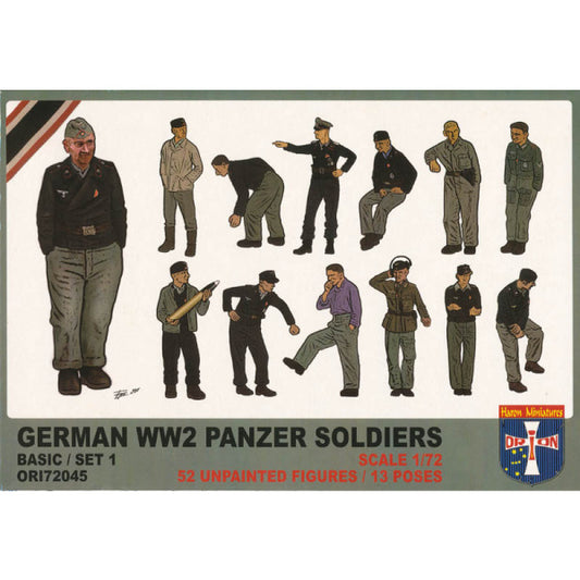 1/72 German WWII Panzer Soldiers (Basic Set 1) Box (Orion)