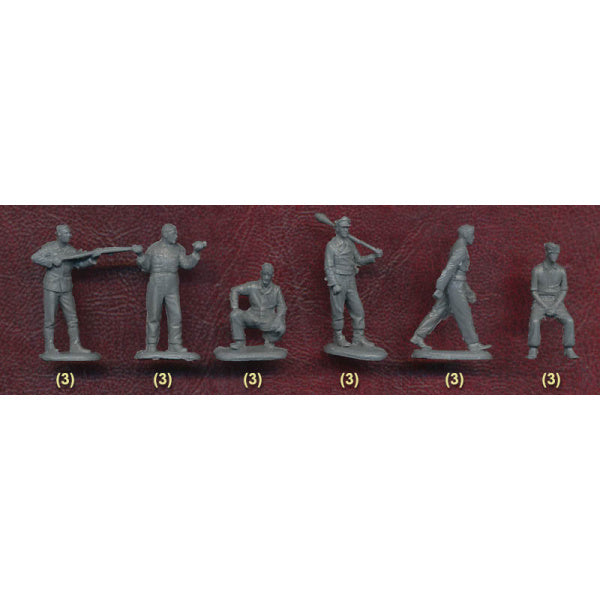 1/72 German WWII Panzer Soldiers (Basic Set 2) Box (Orion)