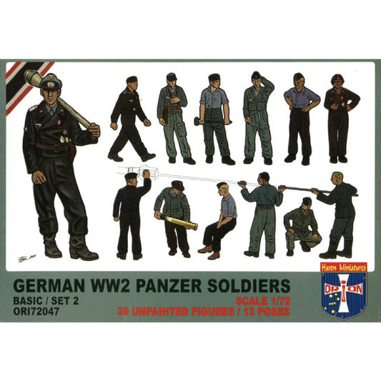 1/72 German WWII Panzer Soldiers (Basic Set 2) Box (Orion)