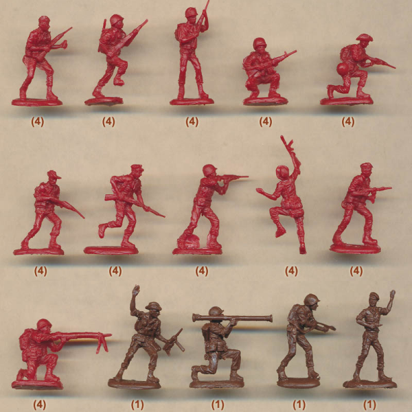 1/72 Vietnam War ARVN Troops (Early War) Box (Orion)