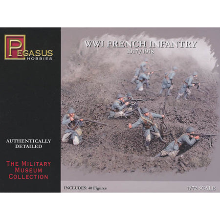 1/72 WW1 French Infantry Box (Pegasus)