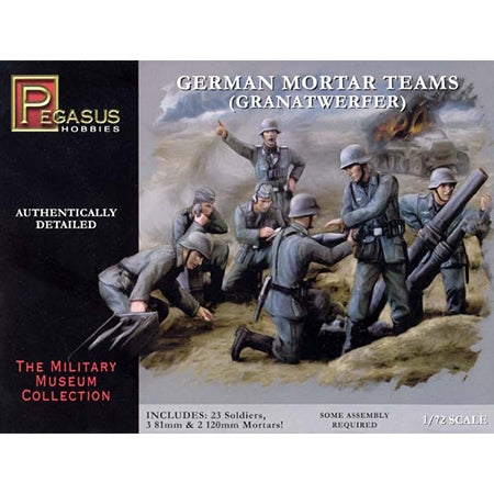 1/72 WW2 German Mortar Team Box (Pegasus)