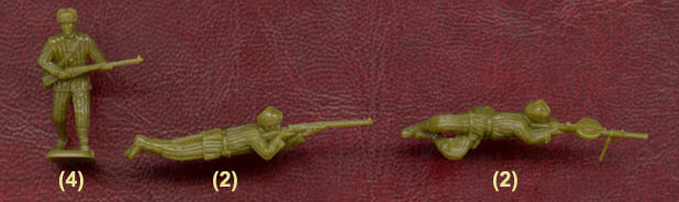 1/72 WW2 Russian Infantry (Winter) Box (Pegasus)