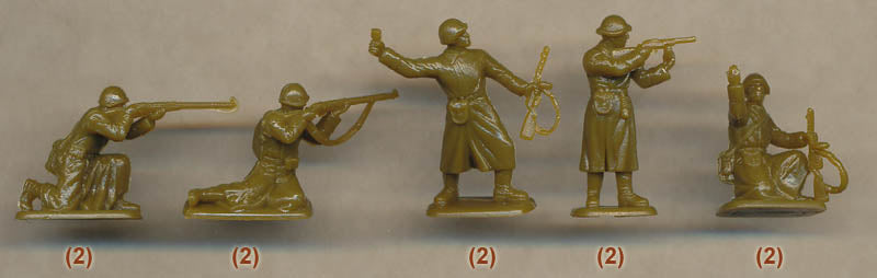 1/72 WW2 Russian Greatcoats Box (Pegasus)