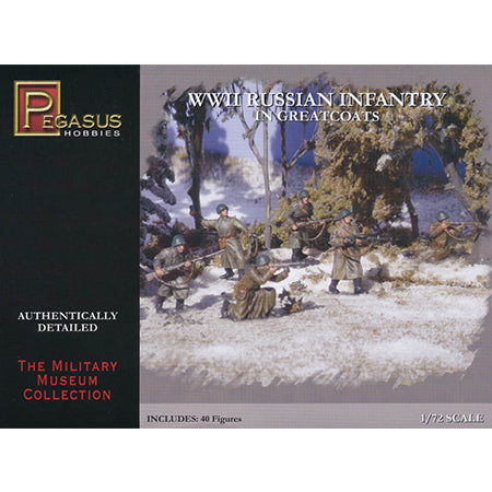 1/72 WW2 Russian Greatcoats Box (Pegasus)