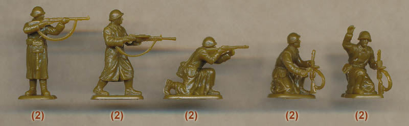 1/72 WW2 Russian Greatcoats Box (Pegasus)