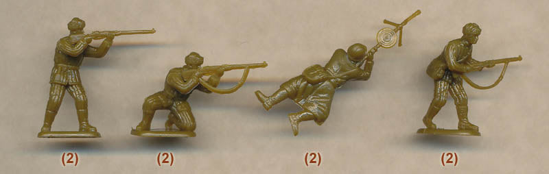 1/72 WW2 Russian Infantry (Winter) #2 Box (Pegasus)