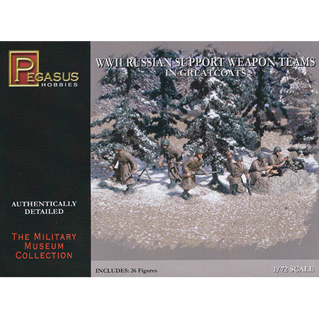 1/72 WW2 Russian Support Weapons Team Box (Pegasus)