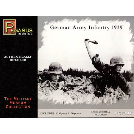 1/76 WW2 German Infantry 1939 Box (Pegasus)