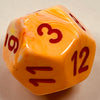 D12 (16mm) Sunblast/Red Die-Festive (x 5)