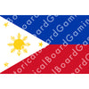 HBG Battle Labels-Philippines Flag (1898-P)