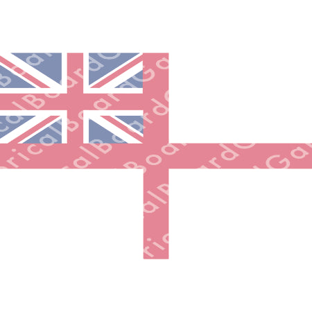 HBG Canada Naval Ensign Flag (1911-1965) Build Plate Flag