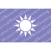 HBG China-Taiwan Naval Ensign Flag (1924-P) Build Plate Flag