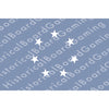 HBG CSA Naval Ensign Flag (1863-1865) Build Plate Flag