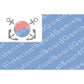 HBG Korea-South Naval Jack (1945-P) Build Plate Flag