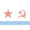 HBG USSR Naval Ensign (1950-1991) Build Plate Flag