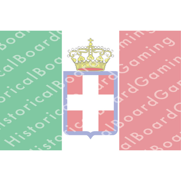 HBG Italian Co-Belligerent Army (1943-1945) Build Plate Flag
