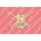 HBG British Army Flag (1954-P) Build Plate Flag