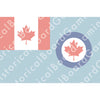 HBG Canada Air Force Ensign (1968-P) Build Plate Flag