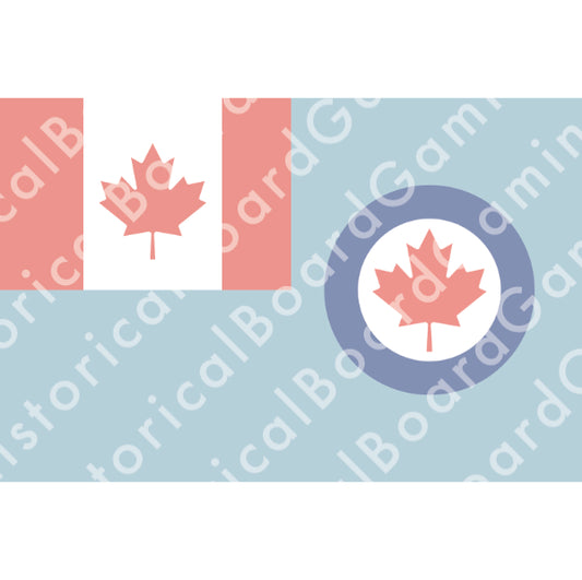 HBG Canada Air Force Ensign (1968-P) Build Plate Flag