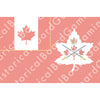 HBG Canada Army (2016-P) Build Plate Flag