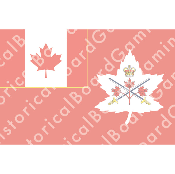 HBG Canada Army (2016-P) Build Plate Flag