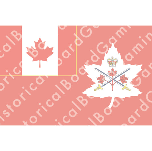 HBG Canada Army (2016-P) Build Plate Flag