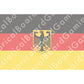 German Bundesdienstflagge Army (1950-P) Build Plate Flag