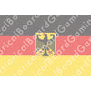 German Bundesdienstflagge Army (1950-P) Build Plate Flag