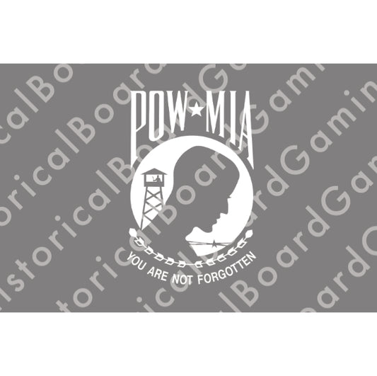 HBG POW-MIA Flag (1972-P) Build Plate Flag