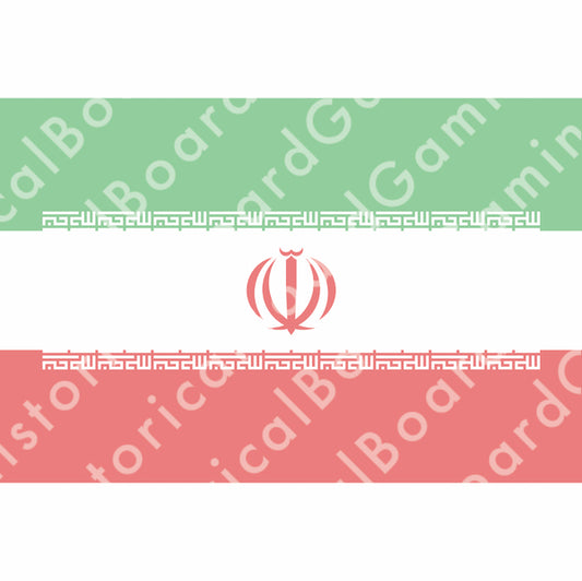 Iran (1907-P) Build Plate Flag