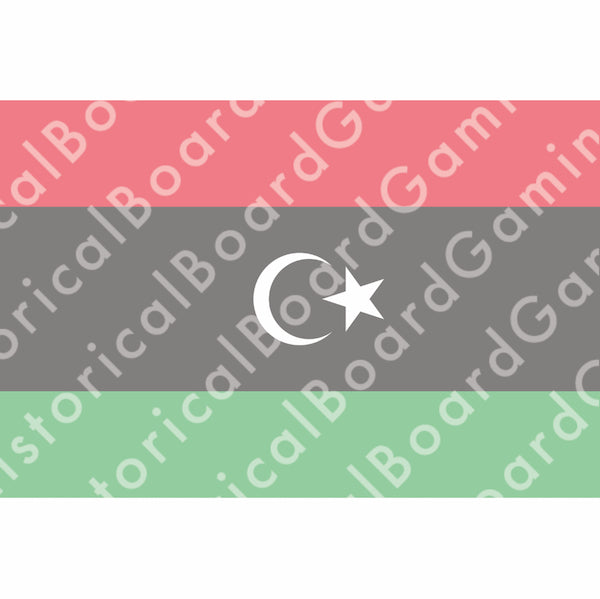 Libya (1951-69, 2011-P) Build Plate Flag