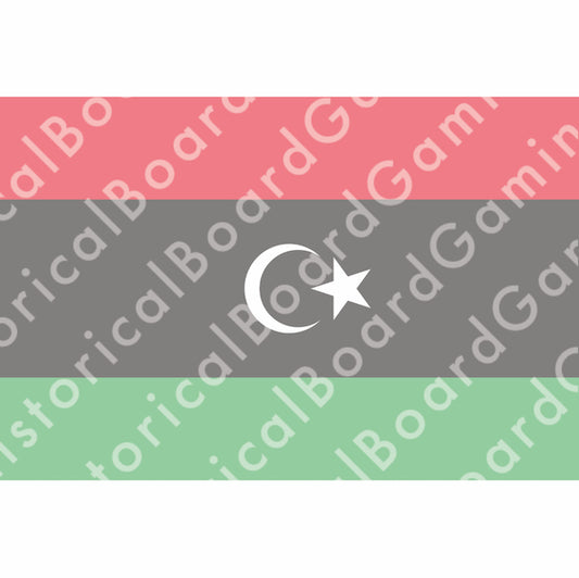 Libya (1951-69, 2011-P) Build Plate Flag