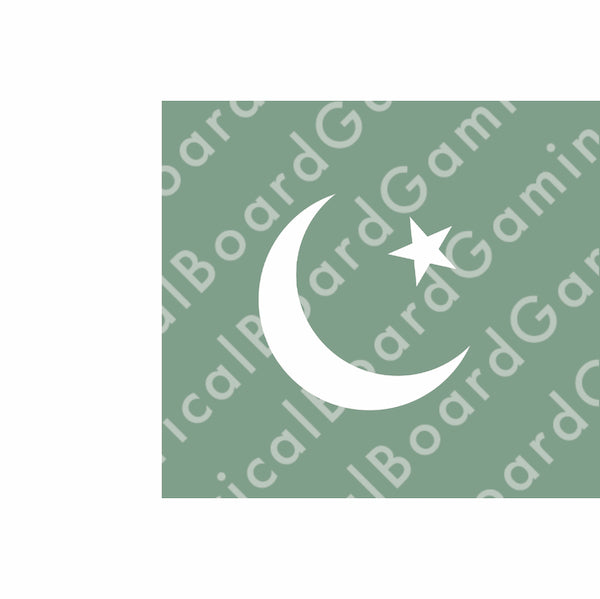 Pakistan (1947-P) Build Plate Flag