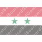 Syria (1958-61,1980-P) Build Plate Flag