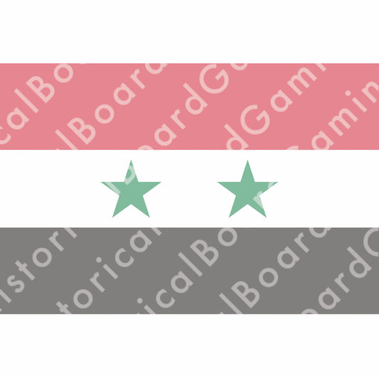 Syria (1958-61,1980-P) Build Plate Flag