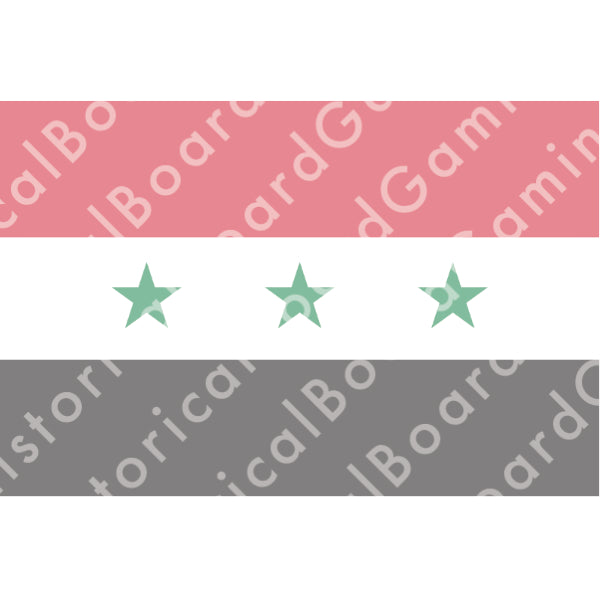 Iraq Flag (1963-91) Build Plate Flag
