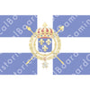 France Civil Ensign (1814-1830) Build Plate Flag