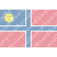 Creek Nation Build Plate Flag