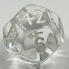 D12 (16mm) Die-Clear Translucent (x 5)