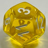 D12 (16mm) Die-Yellow Translucent (x 5)