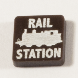Rail Station Marker (Acrylic) x5
