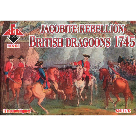 1/72 Jacobite Rebellion - British Dragoons 1745 (Redbox)