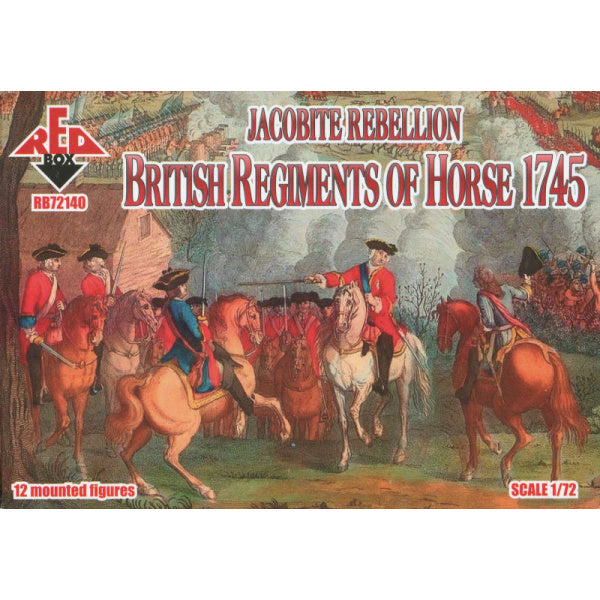 1/72 Jacobite Rebellion - 1745 British Regiment of Horse (Redbox)