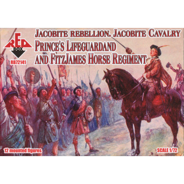 1/72 Jacobite Rebellion - Prince's Lifeguard and Fitzjames Horse (Redbox)