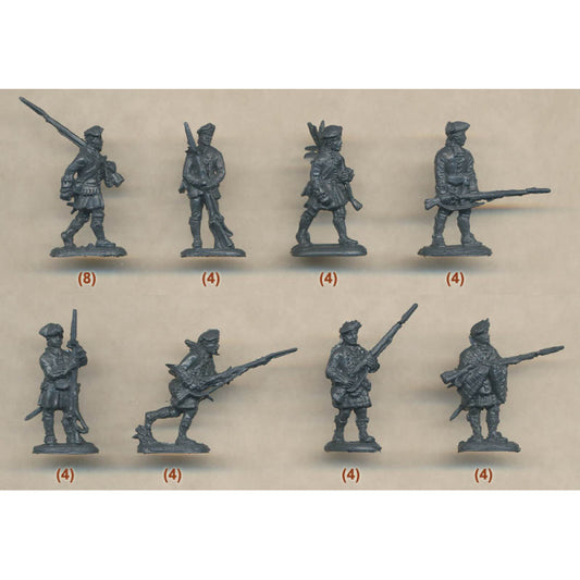 1/72 Jacobite Rebellion Militia and Loyalist Troops (Redbox)