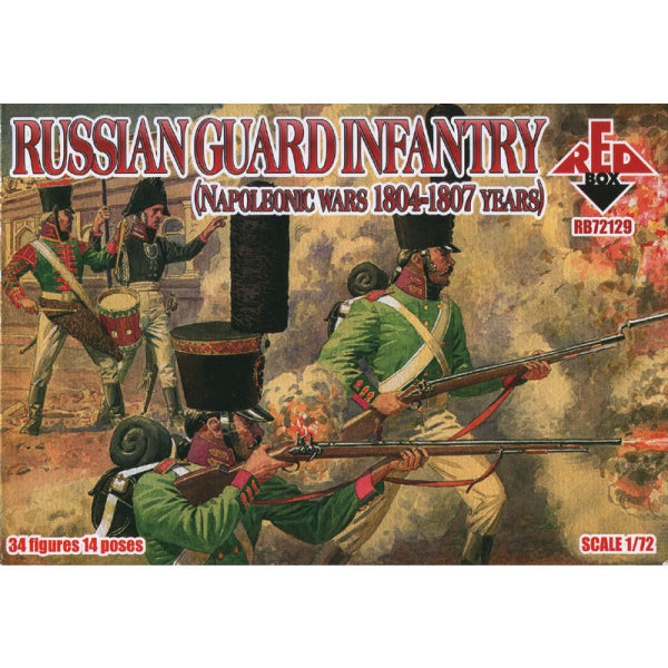 1/72 Napolonic Russian Guard Infantry 1804-1807 (Redbox)
