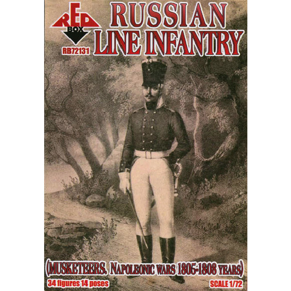 1/72 Napoleonic Russian Line Infantry (Musketeer) (Redbox)