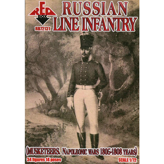 1/72 Napoleonic Russian Line Infantry (Musketeer) (Redbox)