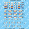 Decal Sheet, South Africa GW-1985